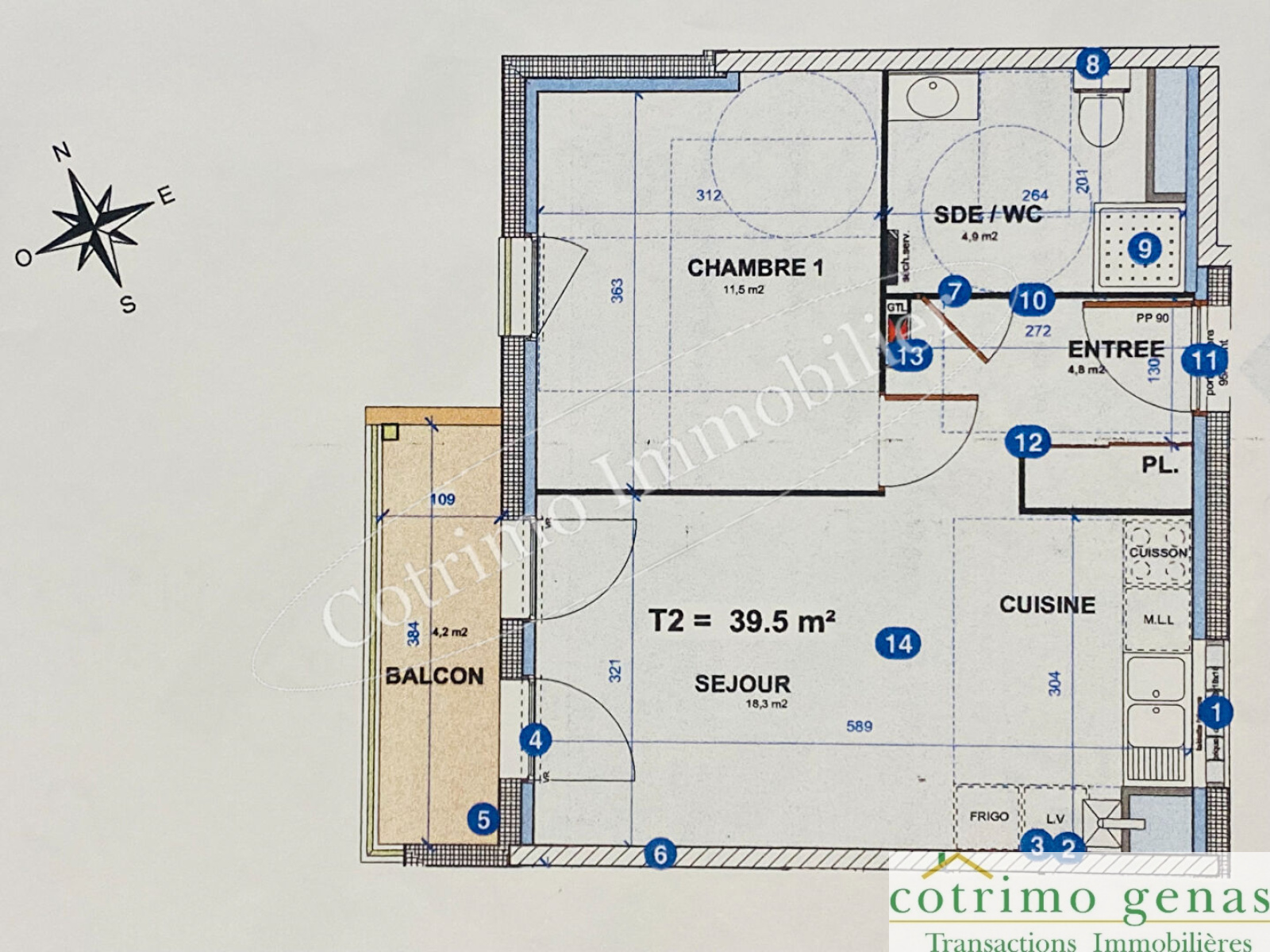 Image_3, Appartement, Chassieu, ref :1469